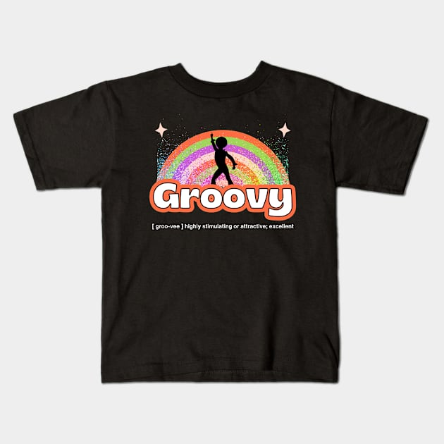 Groovy Kids T-Shirt by Kenny The Bartender's Tee Emporium